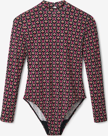 Desigual Shirt bodysuit 'NERA' in Red: front