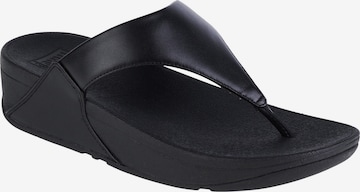 FitFlop Teenslipper 'FitFlop Lulu' in Zwart: voorkant