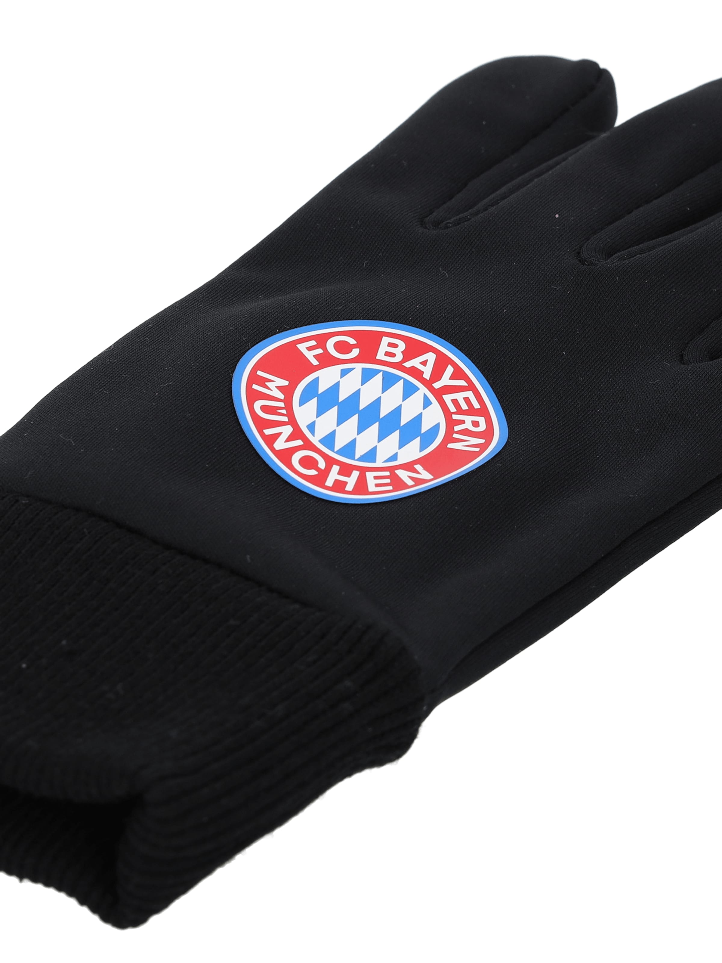 FC BAYERN MÜNCHEN Full Finger Gloves in Black