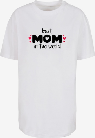 Maglia extra large 'Mothers Day - Best Mom In The World' Merchcode di colore rosso / nero / bianco, Visualizzazione prodotti