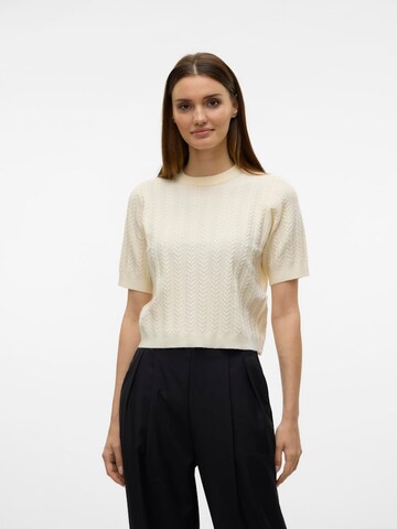 VERO MODA Trui 'VMJenny' in Beige: voorkant