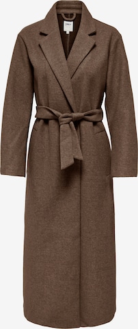 ONLY Between-Seasons Coat 'Trillion' in Brown: front