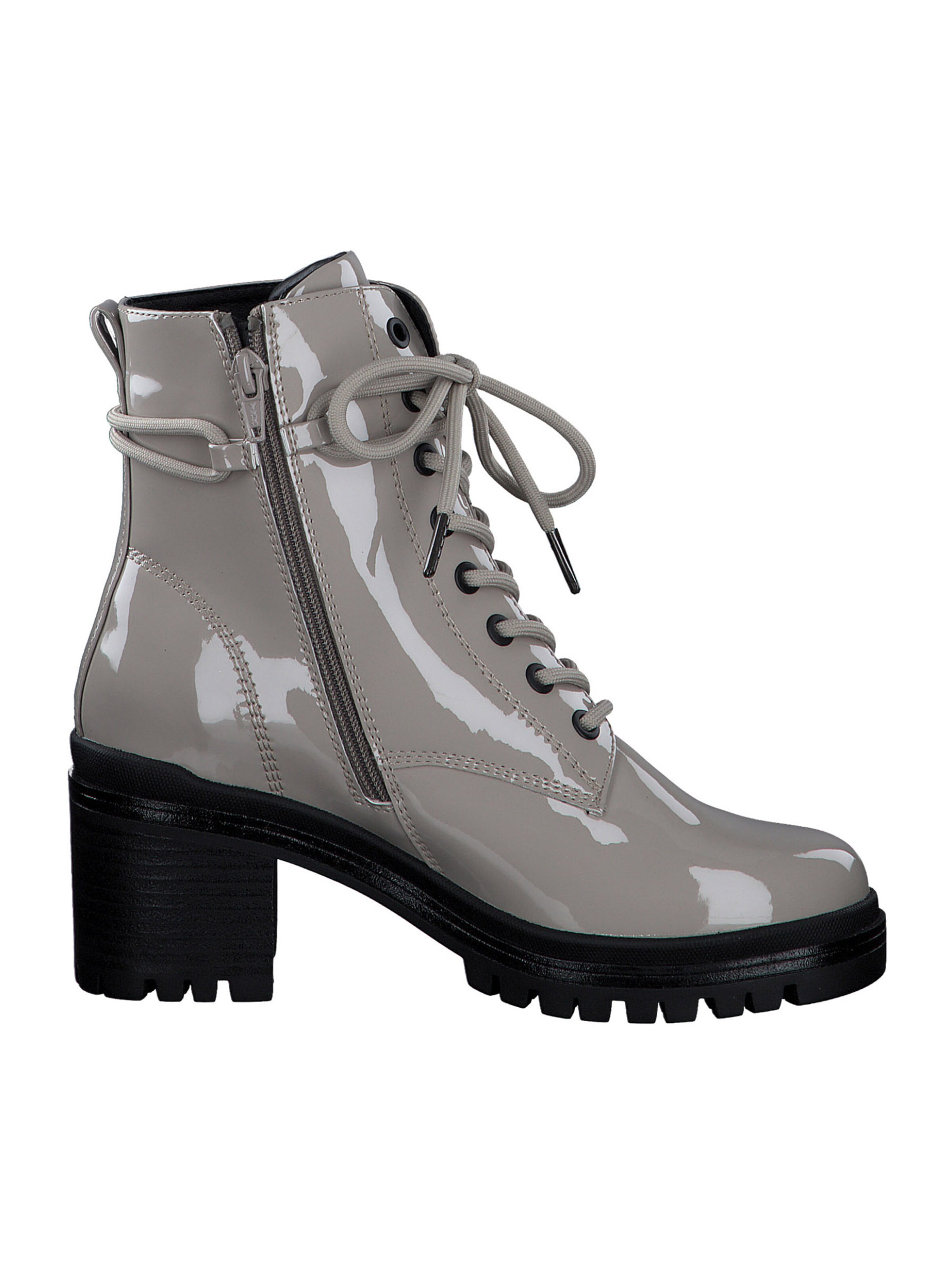 s.Oliver Lace-up bootie in Grey
