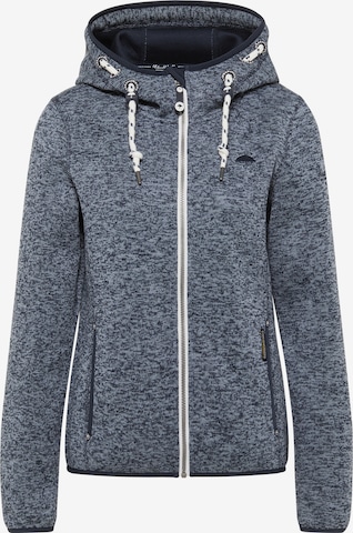 SchmuddelweddaFlis jakna - siva boja: prednji dio