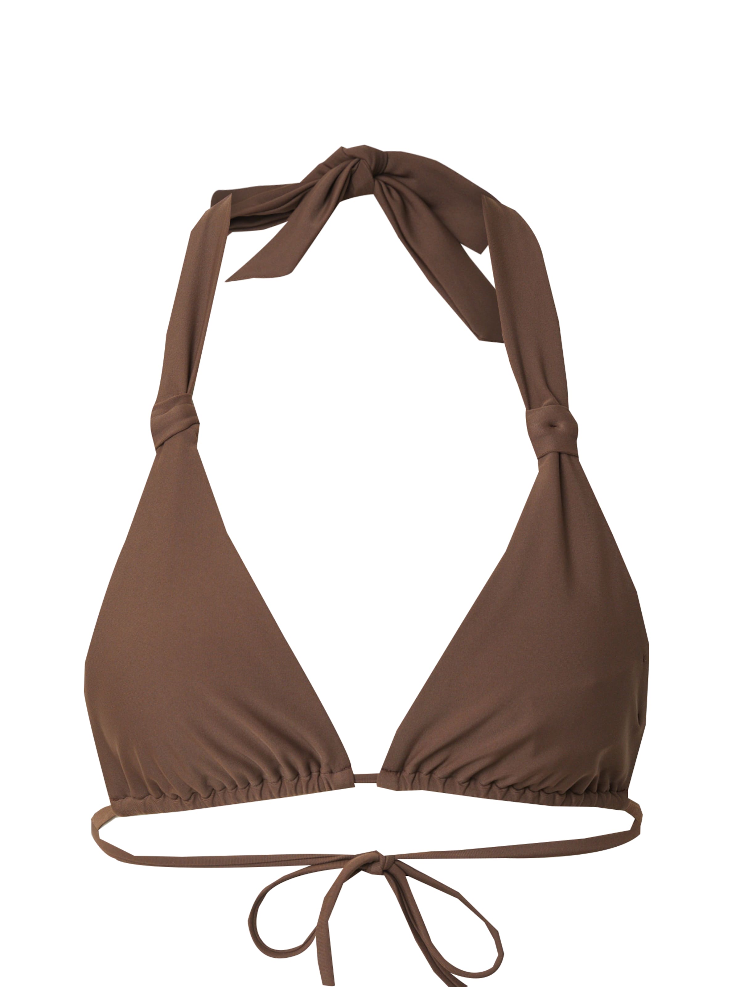 Triangolo Top per bikini 'Indra' di LeGer by Lena Gercke in marrone: frontale