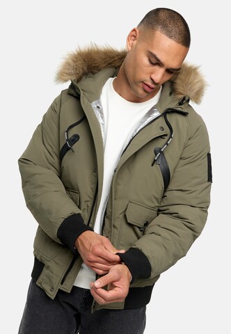 INDICODE JEANS Winter jacket ' Zakai ' in Green