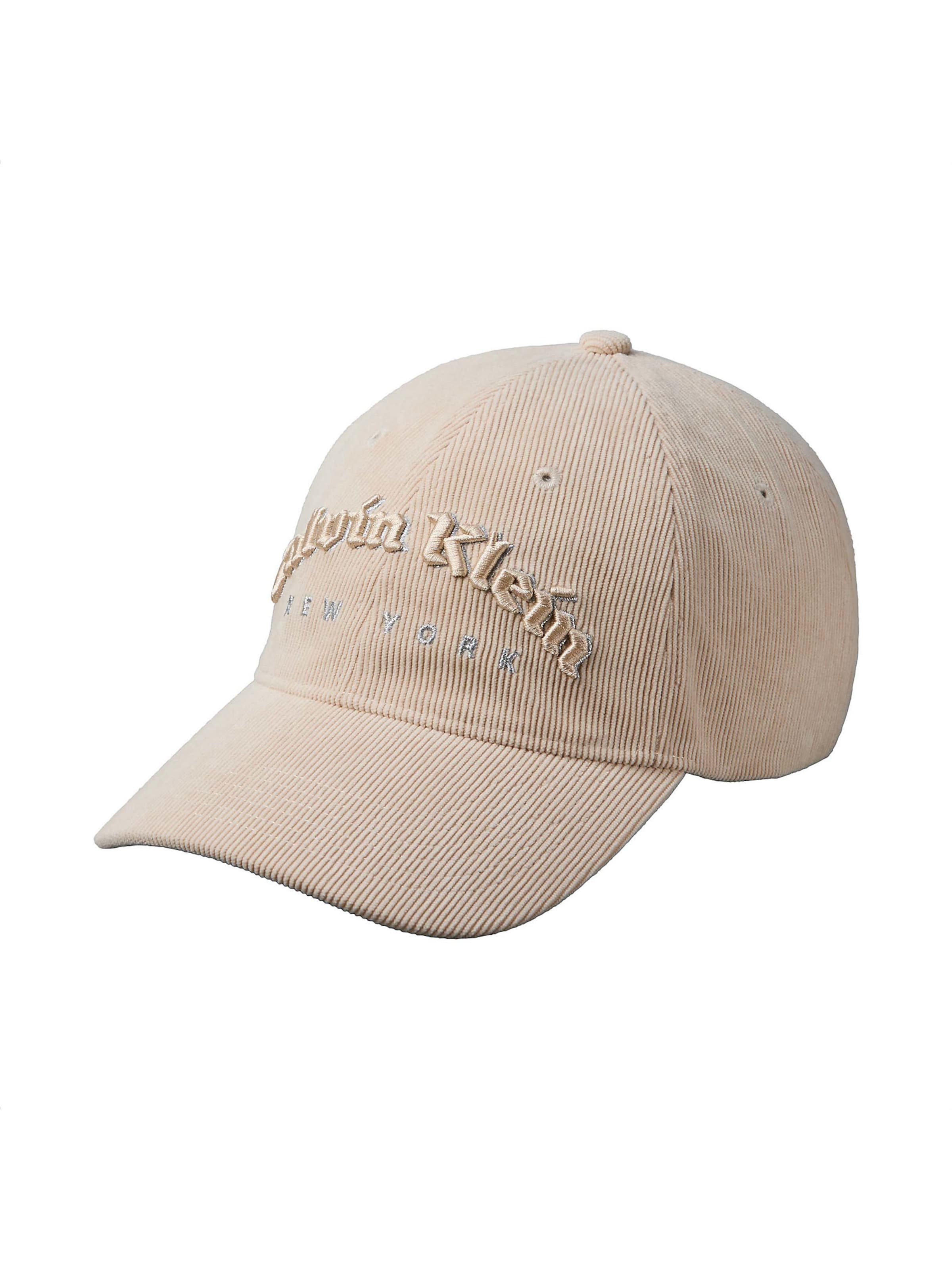 Calvin Klein Cap in Beige: Vorderseite