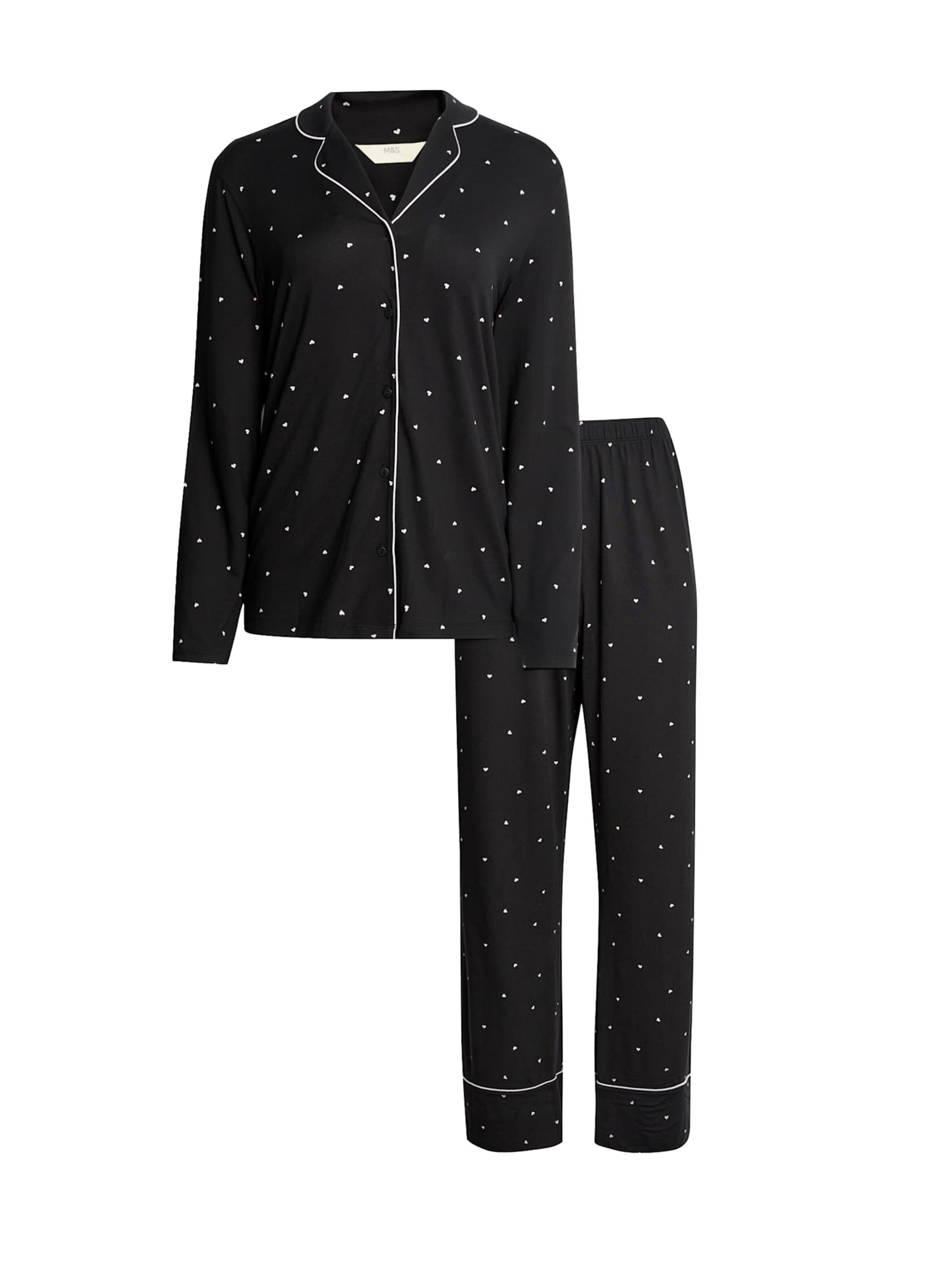 Pigiama di Marks & Spencer in nero: frontale