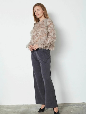 Chemisier 'Syra' co'couture en marron