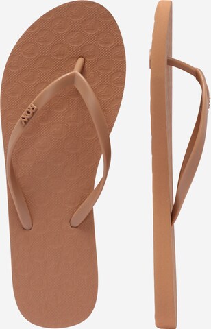 Flip-flops 'VIVA IV' de la ROXY pe bej