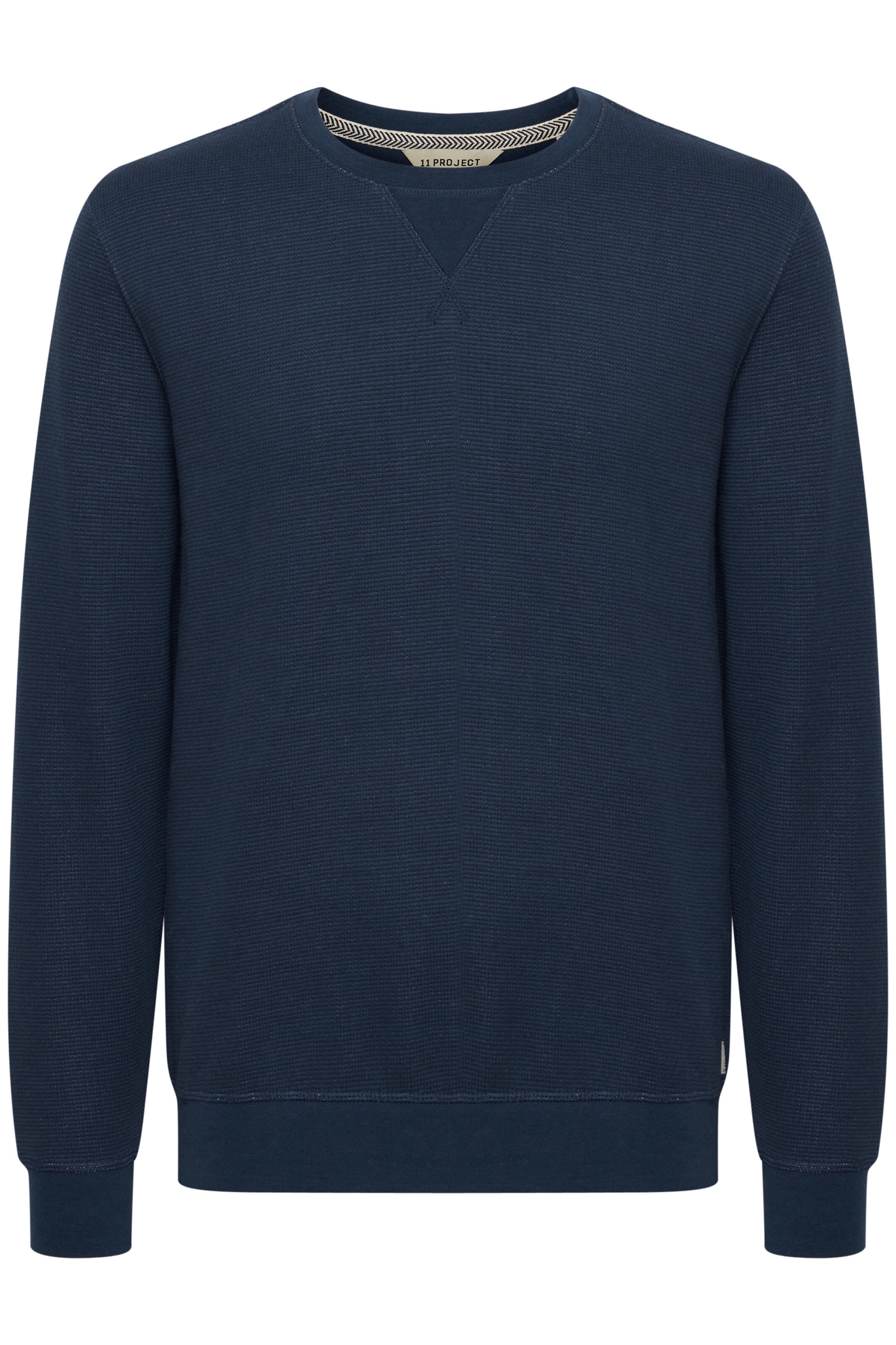 11 Project Sweater in Blue: front