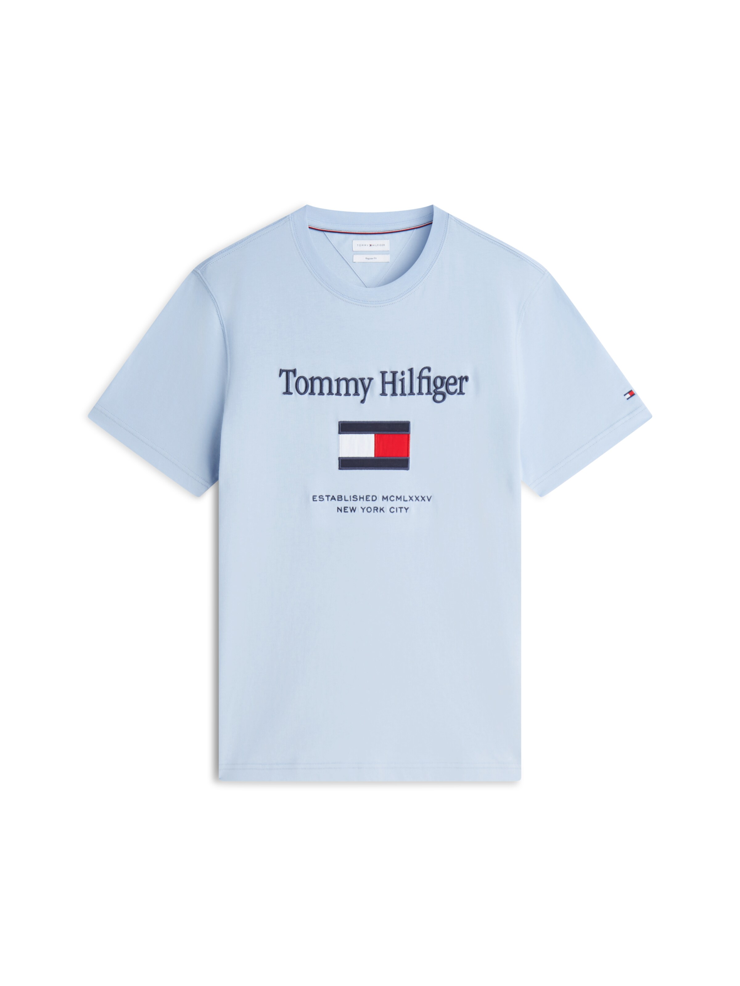 TOMMY HILFIGER Тениска в синьо: отпред