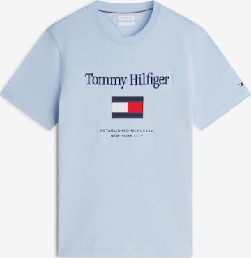 TOMMY HILFIGER Тениска в синьо: отпред