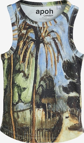 mėlyna Next Palaidinė be rankovių 'Monet Licence': priekis