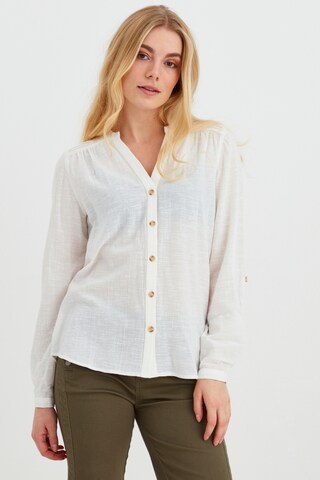 Fransa Blouse in White: front