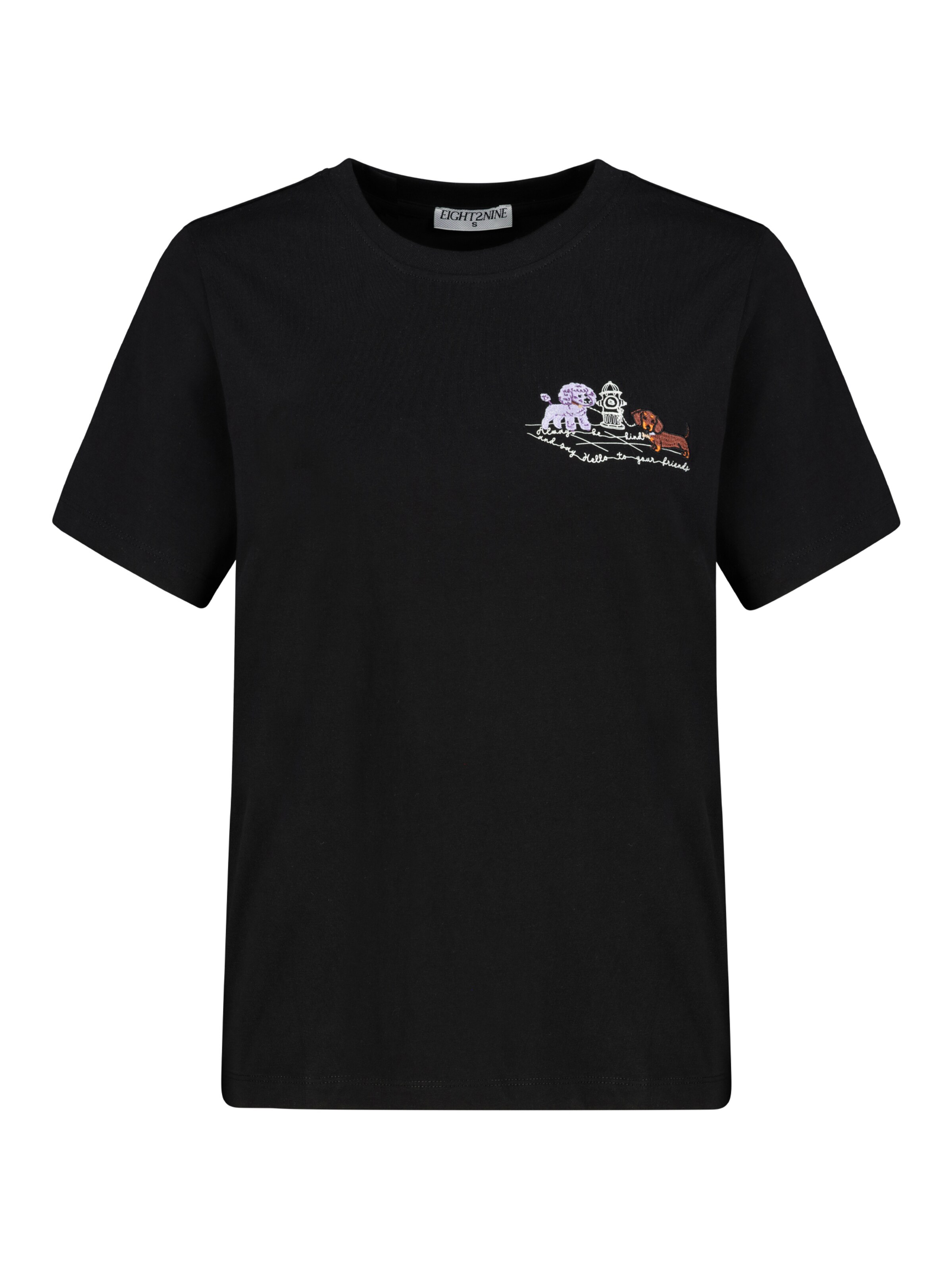 Eight2Nine Shirt in Black: front