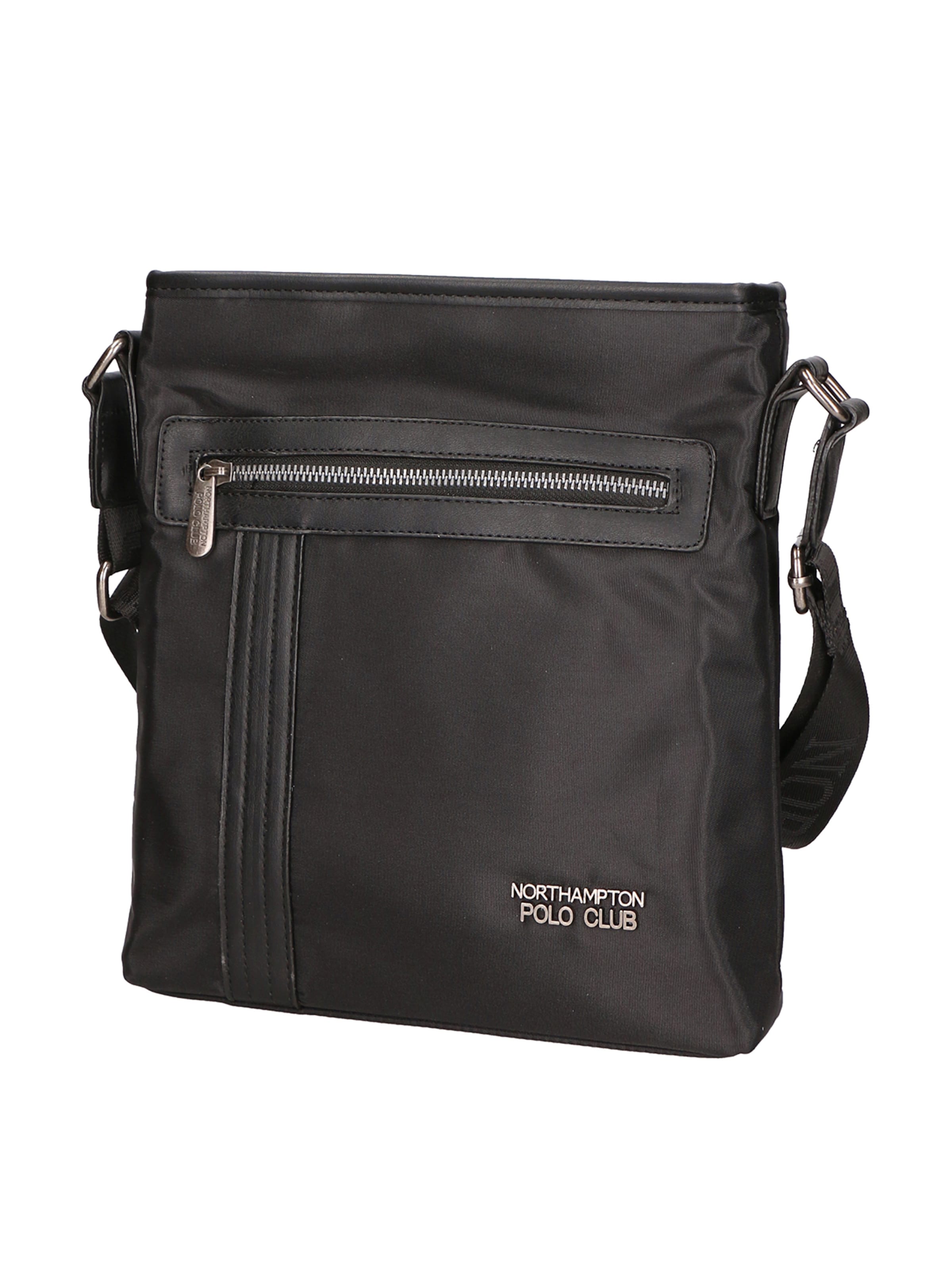 Borsa a tracolla di Northampton Polo Club in nero: frontale