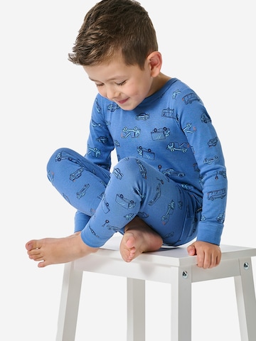 SCHIESSER - Pijama 'Boys World' en azul
