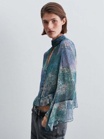Scalpers Scleomix Print Top ' ' in Blau