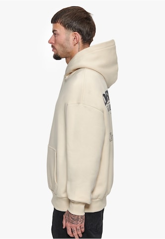 Dropsize Sweatshirt 'Hustle In Silence' in Beige