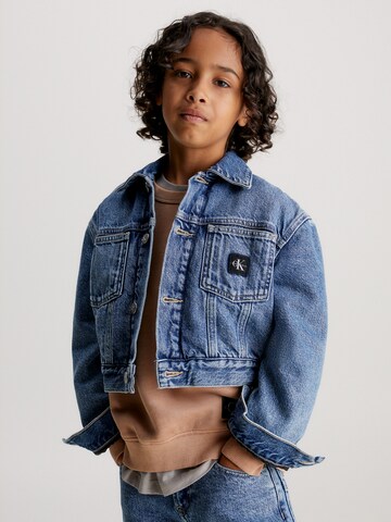 Calvin Klein Jeans Between-Season Jacket in Blue: front