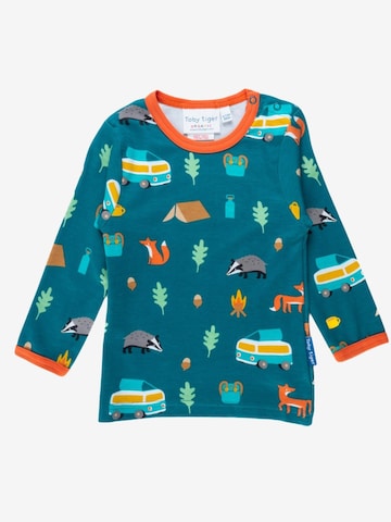Toby Tiger Shirt 'Wohnmobil' in Grün: Vorderseite