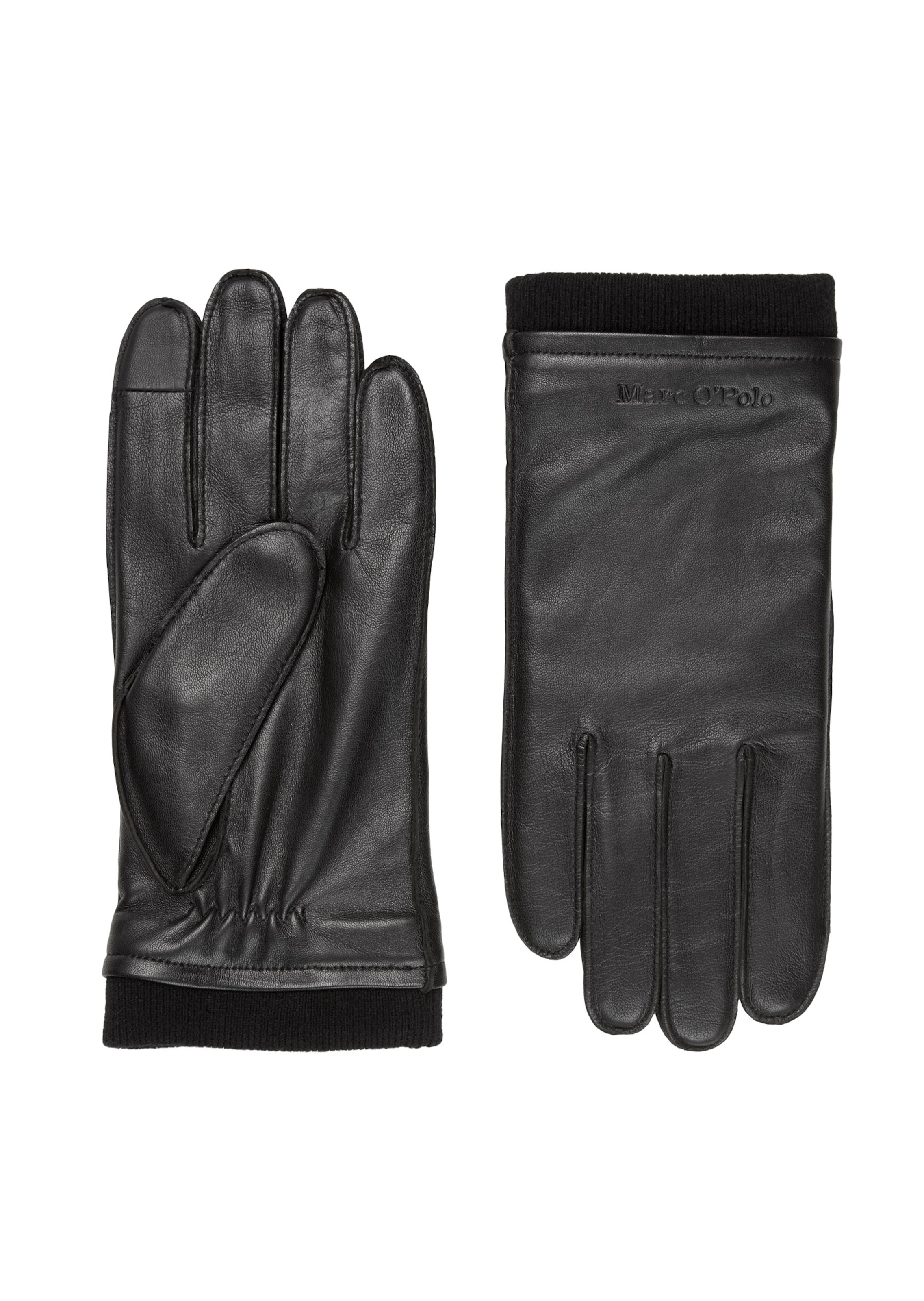 Marc O'Polo - Luvas com dedos em preto: frente
