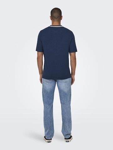 Pull-over 'DENNIS' Only & Sons en bleu