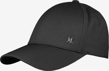 Casquette Karl Lagerfeld en noir : devant