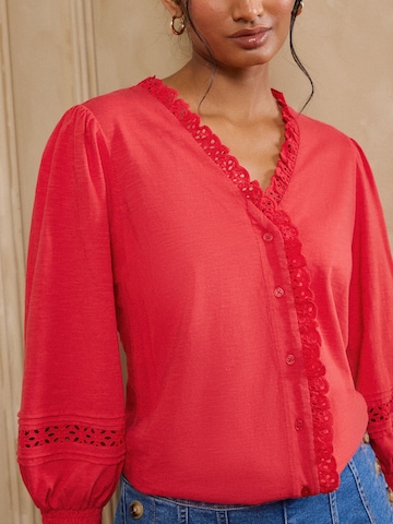 Camicia da donna di love & roses in rosso