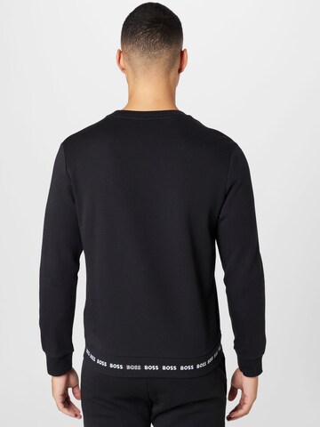 BOSS - Sweatshirt 'Salbeos' em preto