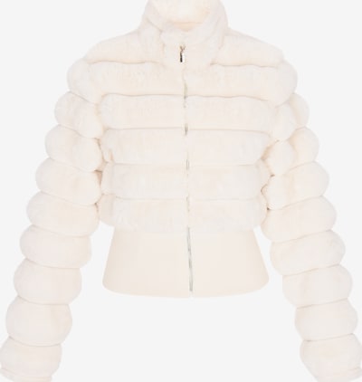 Demisezoninė striukė iš faina, spalva – vilnos balta, Prekių apžvalga