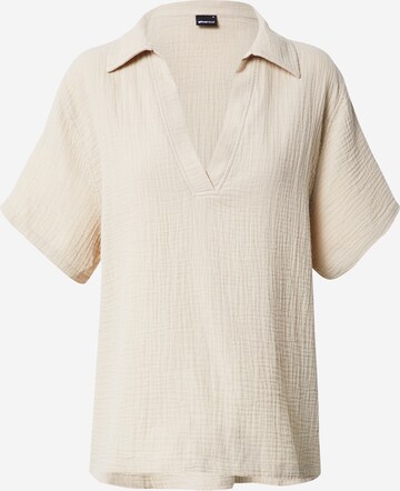Camicia da donna 'Aysel' di Gina Tricot in beige: frontale