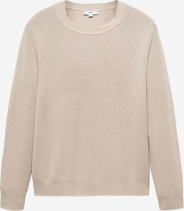 MANGO MAN Pullover in Beige