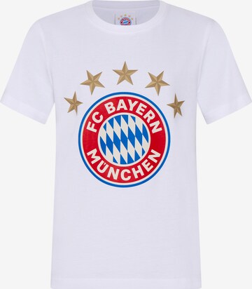 FC BAYERN MÜNCHEN Funktionsshirt in Weiß: predná strana