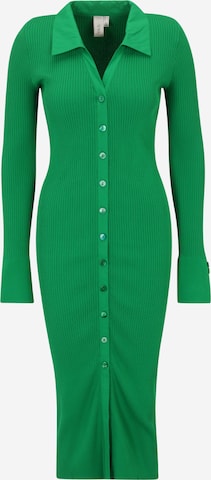 Rochie tip bluză 'SHIRTA' de la Y.A.S Tall pe verde: față