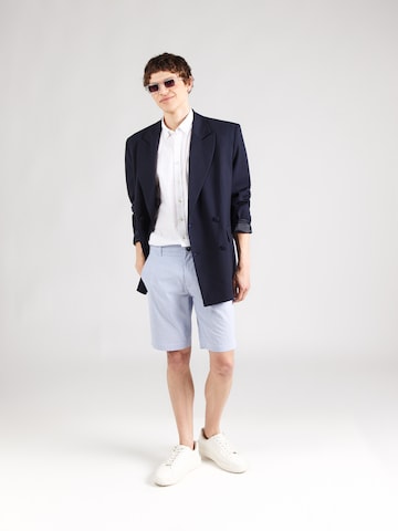 Bruun & Stengade Regular Chino 'Elio' in Blauw