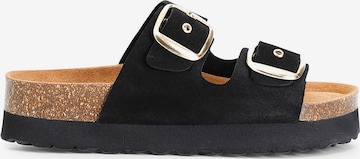 Sandalo di CAFè NOIR in nero: frontale