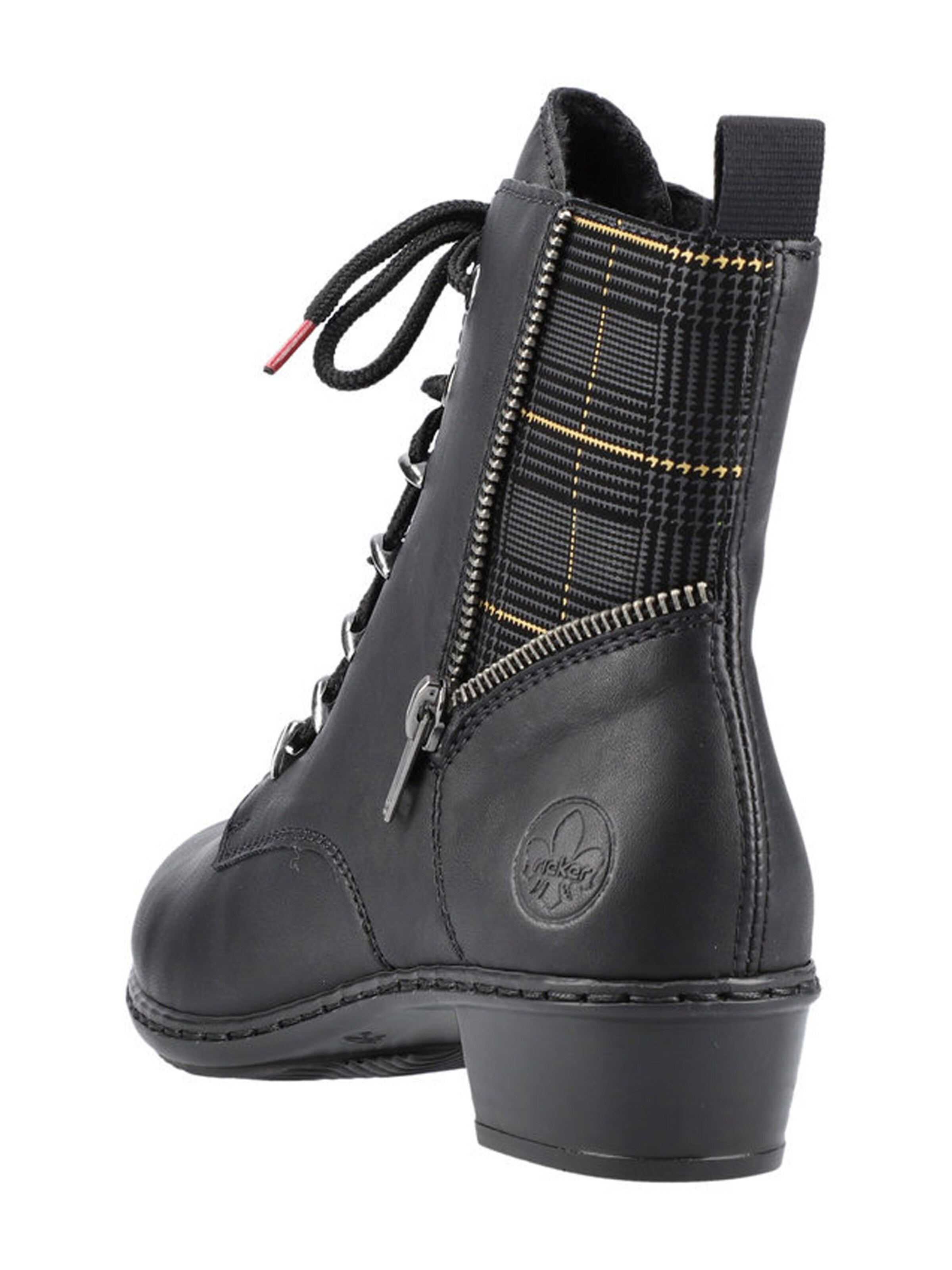 Rieker - Botines con cordones en negro