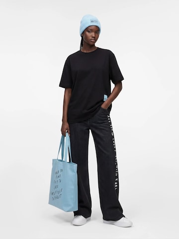 juoda KARL LAGERFELD JEANS Marškinėliai 'KLJ x Pietro Terzini'