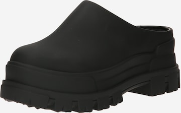 BUFFALO Clogs 'ASPHA CLOG 01' in Black: front
