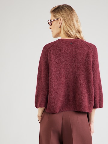 MOS MOSH Strickjacke 'MMThora Lizet' in Rot