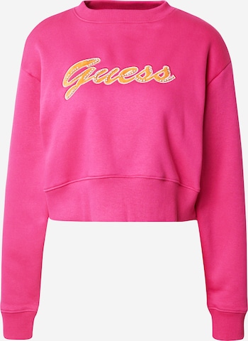 GUESS Sweatshirt in Pink: predná strana