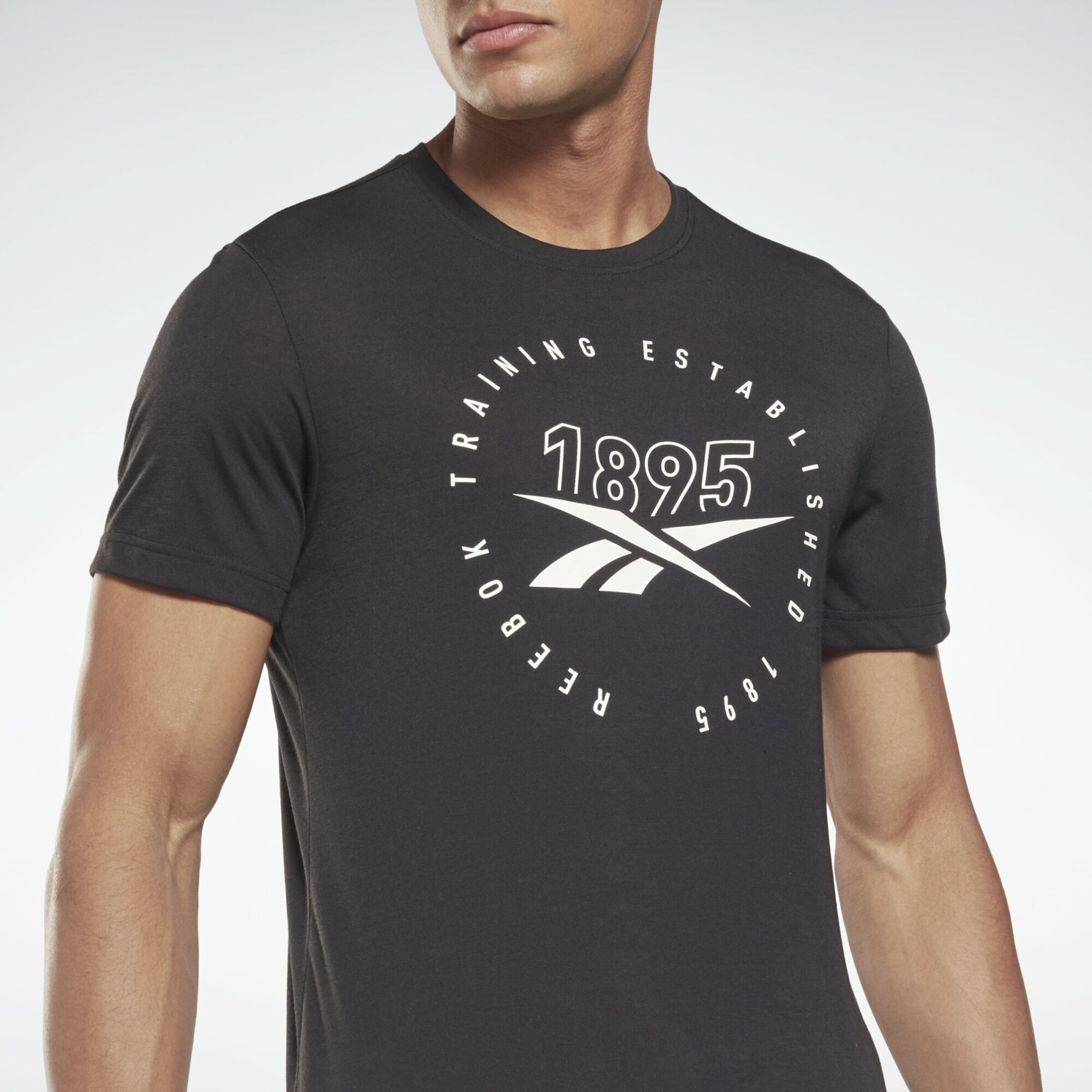 Sport T-Shirt fonctionnel Reebok Sport en Noir 