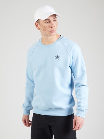 Sweat-shirt 'Essentials' ADIDAS ORIGINALS en bleu : devant