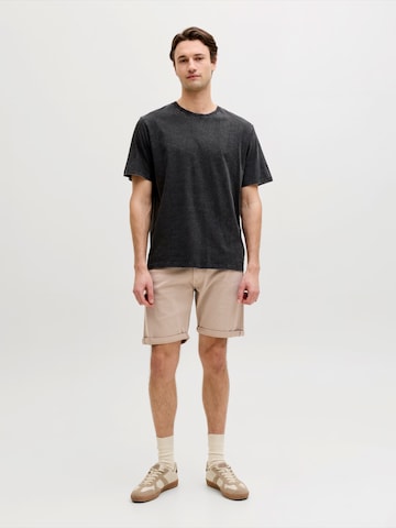 JJ Rebel Loosefit Παντελόνι 'JREBRICKY EWAN' σε καφέ