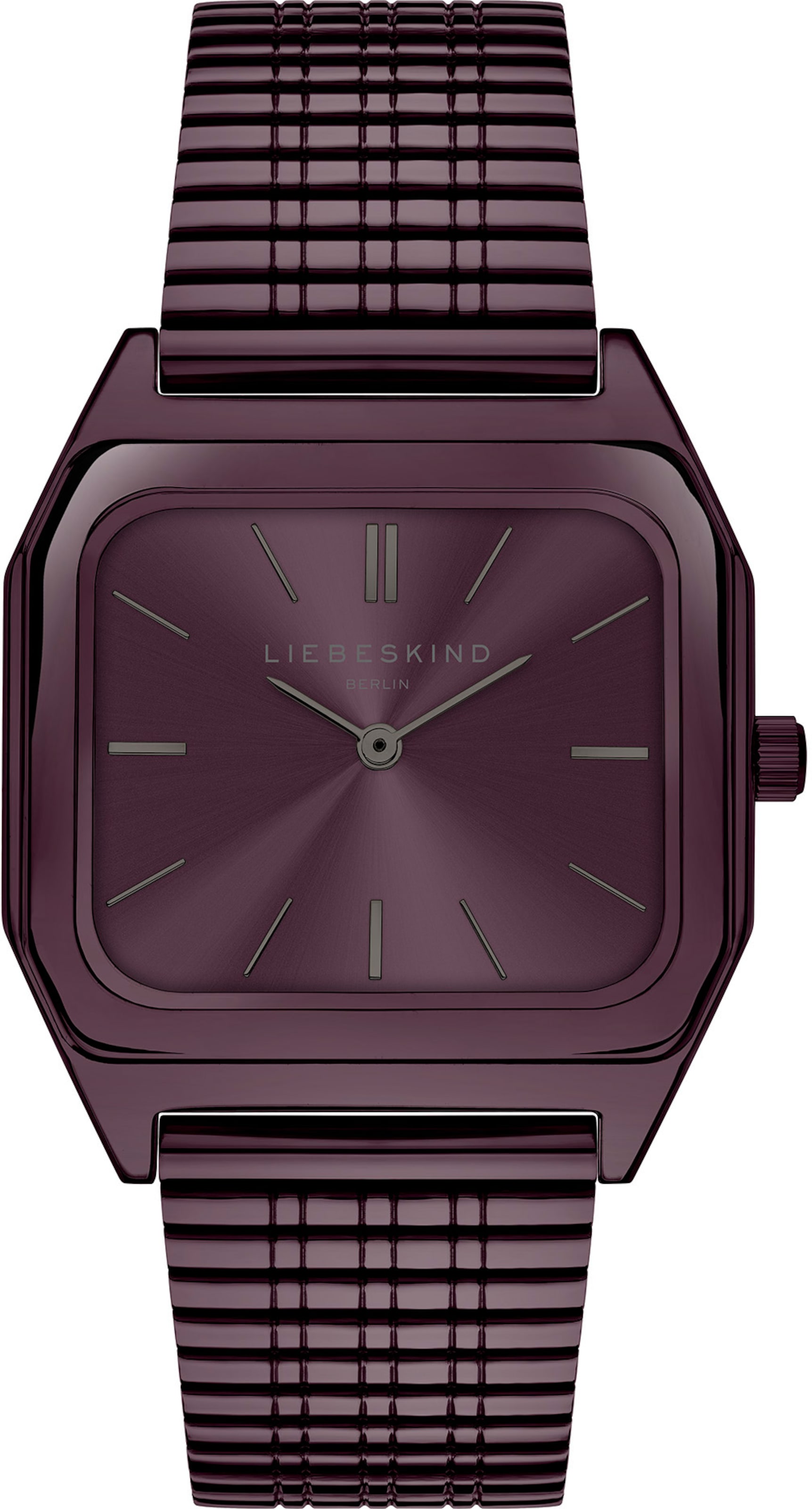 Montre à affichage analogique Liebeskind Berlin en violet : devant