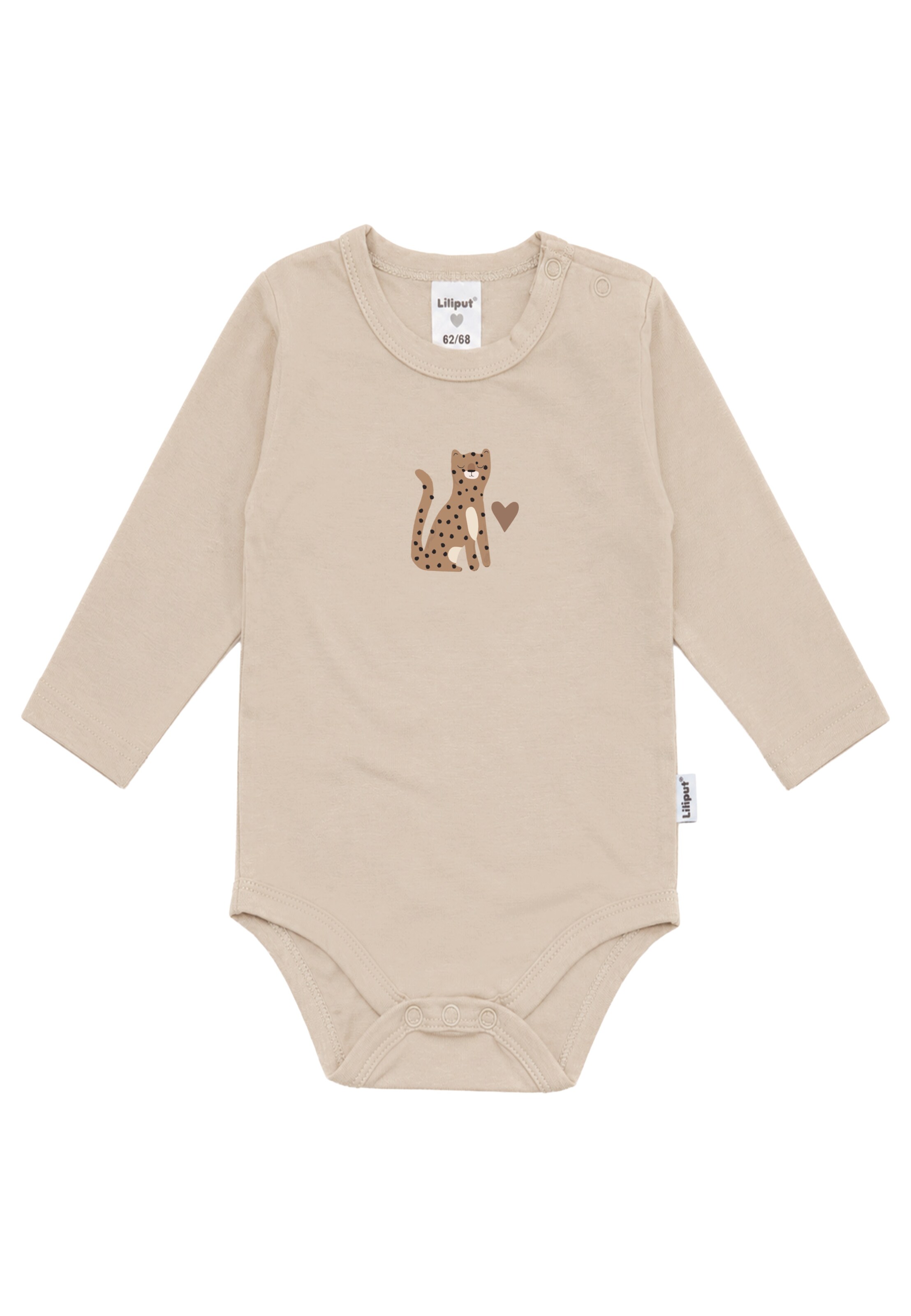LILIPUT Romper/Bodysuit 'Leopard' in Beige: front