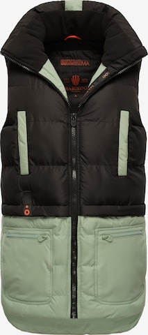 MARIKOO Sportbodywarmer 'Kiraraa' in Groen: voorkant