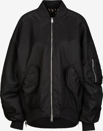 19V69 ITALIA Übergangsjacke 'CALOGERA' in Schwarz: Vorderseite